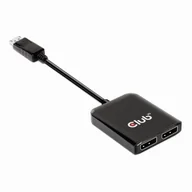 Huby USB - Club 3D Hub CSV-7220 MST Hub DisplayPort 1.4 to DisplayPort + HDMI 4K60Hz M/F CSV-7220 - miniaturka - grafika 1