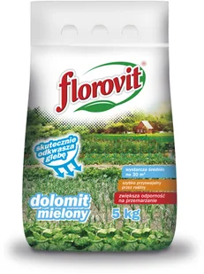 Florovit Dolomit mielony worek 5 kg - Nawozy ogrodnicze Florovit Dolomit mielony worek 5 kg - Nawozy ogrodnicze - miniaturka - grafika 1