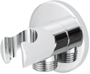 Deante CASCADA chrom Uchwyt na słuchawkę / przyłącze węża okrągłe NAC 051K - Akcesoria łazienkowe - miniaturka - grafika 2