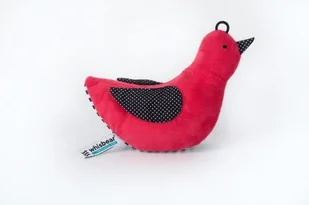 Whisbear Whisbird Szumiący Ptaszek czerwień - Szumiące zabawki - miniaturka - grafika 2