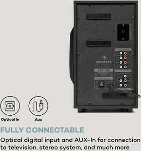 Auna Areal 525 DG, system surround 5.1, 125 W RMS - Głośniki i kolumny - miniaturka - grafika 7