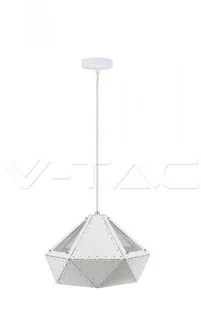 v-tac Oprawa Wisząca V-TAC Pastel Biały Seria Pryzmat 310x180mm VT-7310 - Lampy sufitowe - miniaturka - grafika 6