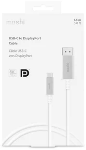 Moshi USB-C to DisplayPort Cable - Aluminiowa przejściówka z USB-C do DisplayPort 5K/60fps (srebrny) 99MO084102 - Kable USB - miniaturka - grafika 12