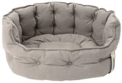 Legowiska dla psów - Zooplus Exclusive Cozy ecoLIFE legowisko dla psa szare Dł x szer x wys. 80 x 72 x 31 cm - miniaturka - grafika 1