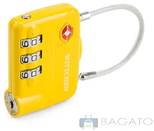 Wittchen Kłódka Kłódeczka do walizki TSA szyfr 024 56-30-024-60 - Akcesoria turystyczne - miniaturka - grafika 2