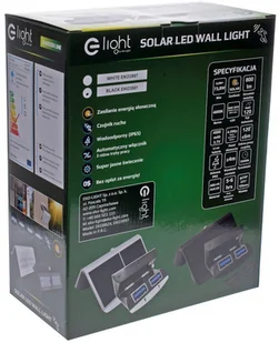 Milagro Czarna Lampka Solarna Butterfly 6,8 W IP65 EKO3881 - Lampy ogrodowe - miniaturka - grafika 6