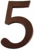 Akcesoria do bram - Stahl Cyfra 5  190 mm aluminium złoty brąz - miniaturka - grafika 1