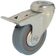 Kółka i bloczki - Stahl Zestaw jezdny z kołem 100 MM/65 KG - miniaturka - grafika 1