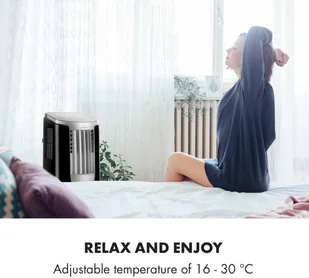 Klarstein New Breeze 7 Klimatyzacja 7000BTU Klasa energetyczna A Pilot czarna ACO6-NewBreeze7B - Klimatyzatory - miniaturka - grafika 7