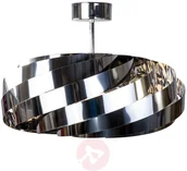 Lampy sufitowe - LIS Poland Lampa sufitowa Vento chromowo-niklowa 60cm - miniaturka - grafika 1