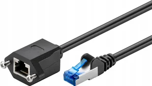 Przedłużacz internetowy Lan RJ45 kat. 6a S/ftp 1m - Patchcordy - miniaturka - grafika 3