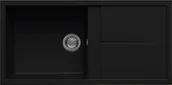 Zlewozmywaki - Elleci UNICO 480 black K86 KERATEK PLUS (LKU48086) - miniaturka - grafika 1