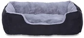 Legowiska dla psów - dibea Łóżko dla psa  poduszka dla psa  sofa dla psa z dwustronną poszewką na poduszkę (rozmiar i kolor do wyboru), szary/czarny - miniaturka - grafika 1