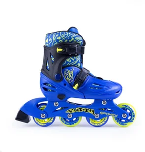 Spokey BUDDY Łyżworolki Dziecięce Regulowane Rolki | niebieskie - Rolki - miniaturka - grafika 2