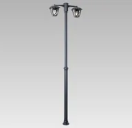 Lampy ogrodowe - Prezent Słupek ogrodowy h:210cm SPLIT 2X60W E27 39031 IP44 39031 - miniaturka - grafika 1