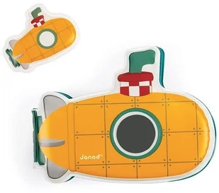 janod Książeczka aktywizująca do kąpieli Łódź podwodna 12 m + J04716 - Zabawki do kąpieli - miniaturka - grafika 2