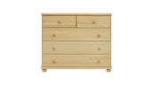 Komody - Meble Magnat komoda sosnowa 5s g47 - miniaturka - grafika 1
