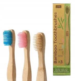 Szczoteczki Bambusowe 3szt Zero Waste Eco - Szczoteczki do zębów - miniaturka - grafika 2