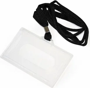 Argo Identyfikator holder z taśmą - czarną - Identyfikatory - miniaturka - grafika 3