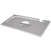 Pojemniki i kosze gastronomiczne - Vogue Pokrywa GN1/9 z wcięciem na chochlę CB176 - miniaturka - grafika 1