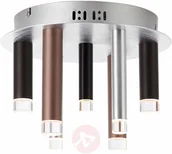 Lampy sufitowe - Brilliant Lampa sufitowa LED Cembalo ściemniana 7-pkt. - miniaturka - grafika 1
