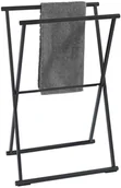 Wieszaki łazienkowe - Wenko Składany wieszak na ręczniki i ubrania LAVA czarny B07NW4RTX5 - miniaturka - grafika 1