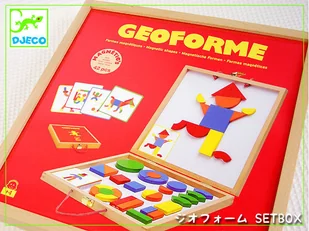 Djeco układanka magnetyczna Geoform - Układanki dla dzieci - miniaturka - grafika 8