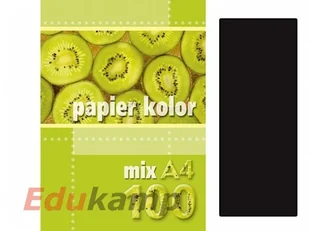 KRESKA Papier ksero A4 80g czarny (100) - Papier do drukarek - miniaturka - grafika 2