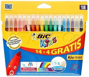 BIC FLAMASTRY KID COULEUR 14+4 841802 - Flamastry - miniaturka - grafika 3