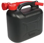 Kanistry - Silverline tworzywo sztuczne-kanister na benzynę 5 L, czarny 199991 - miniaturka - grafika 1