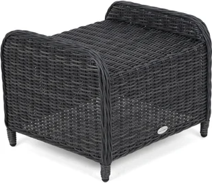 HOME &amp; GARDEN Podnóżek technorattanowy Bristol Grey / Grey Melange 285908 - Pozostałe meble ogrodowe - miniaturka - grafika 2