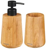 Mydelniczki i dozowniki mydła - Dozownik mydła+kubek Earth Dąb Coram - miniaturka - grafika 1