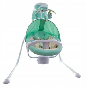 Euro Baby Huśtawka elektroniczna ty801m green benbaby-52752-0 - Krzesełka do karmienia - miniaturka - grafika 3