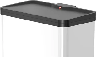 Hailo Kosz na śmieci z pedałem Oko Trio Plus, rozmiar L, 3x9 biały Werk (0633-230) - Kosze na śmieci - miniaturka - grafika 3