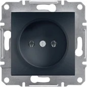 Gniazdka elektryczne - Schneider Asfora gniazdo podtynkowe pojedyncze antracyt EPH3000171 - miniaturka - grafika 1