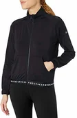 Kurtki i kamizelki sportowe damskie - Under Armour Under Armour Heatgear Armour Full Zip, oddychająca kurtka przeciwwiatrowa z zamkiem błyskawicznym na całej długości damska lekka kurtka z luźnym dopasowaniem 1320589-001 - miniaturka - grafika 1