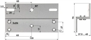 ZETOWNIK I KĄTOWNIK BZE-183-2 BZE-183-2 - Kontrola dostępu - miniaturka - grafika 3