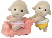 Figurki dla dzieci - Sylvanian Families 5621 Bliźniaki owieczki - dla lalek zestaw do zabawy 5621 - miniaturka - grafika 1