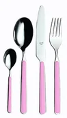 Zestawy sztućców - Mepra SPA 10p722024 zestaw sztućców, wzór Gastro, różowy, 24-częściowy 10P722024 - miniaturka - grafika 1