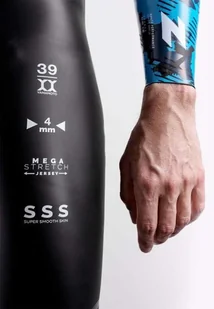 ZEROD ZEROD Pianka triathlonowa męska ARCHI - Pianki do pływania - miniaturka - grafika 3