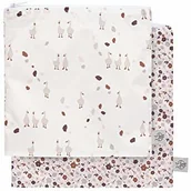 Torby i organizery dla mam - Lässig Torba na przekąski wielokrotnego użytku 2 szt. małe kwiaty rolnika/gęsi - miniaturka - grafika 1