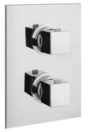 Baterie podtynkowe - Sapho DIMY bateria prysznicowa podtynkowa, termostatyczna, 2-funkcyjna,chrom (UN57163) DM392 - miniaturka - grafika 1