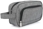 Kosmetyczki, organizery i kuferki - Beltimore Beltimore szara kosmetyczka podróżna premium R27 - miniaturka - grafika 1