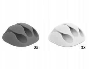 Delock Organizer kabli uchwyt multikolor 6 sztuk 18291 - Maskownice do kabli - miniaturka - grafika 3