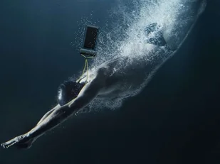 Baseus Etui wodoodporne wodoszczelne do telefonu 7,2 IPX8 Czarno-żółty ACFSD-DGY - Etui i futerały do telefonów - miniaturka - grafika 5