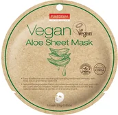 Maseczki do twarzy - Purederm Wegańska maska z ekstraktem z aloesu ADS840 - miniaturka - grafika 1