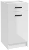 Szafki kuchenne - FIG Szafka kuchenna stojąca First 40 cm kolor biały - miniaturka - grafika 1