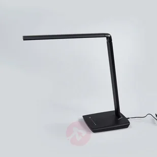 LINDBY Kuno - lampka biurkowa LED z gniazdem USB - Lampy stojące - miniaturka - grafika 4