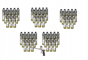 Klej do styropianu pianka xps eps Pianostyr 12szt - Pianki montażowe - miniaturka - grafika 9