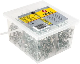 TOPEX Nity aluminiowe 4.0 mm x 10 mm 800 szt. 43E421 - Nitownice - miniaturka - grafika 3